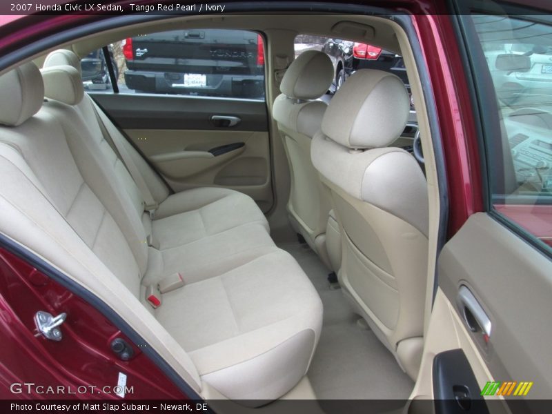 Tango Red Pearl / Ivory 2007 Honda Civic LX Sedan