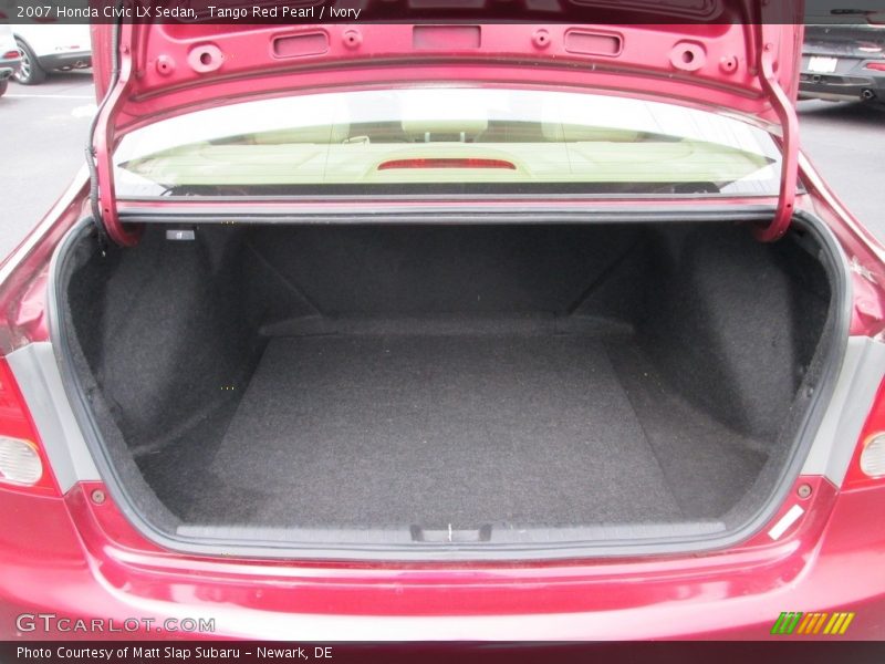 Tango Red Pearl / Ivory 2007 Honda Civic LX Sedan