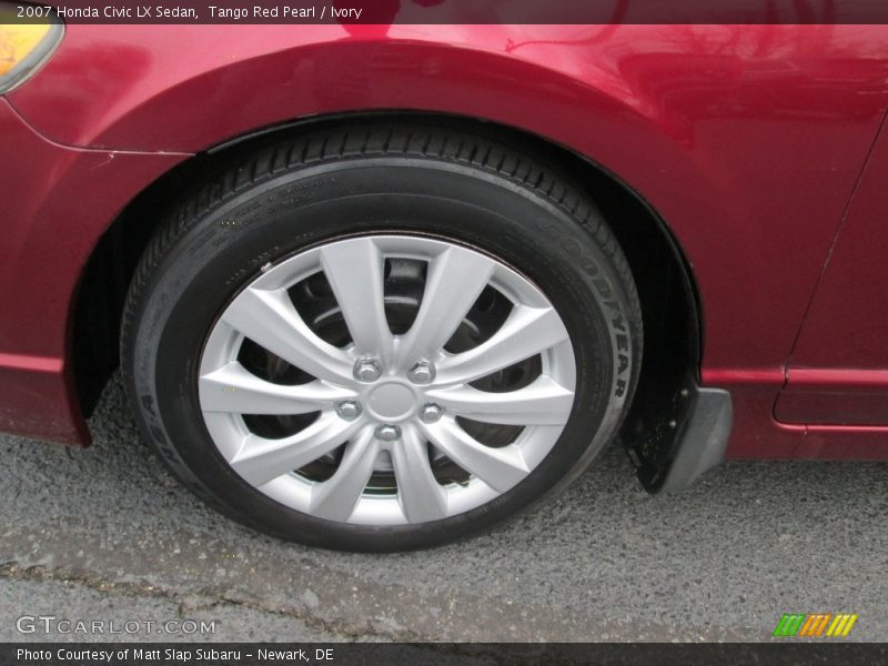 Tango Red Pearl / Ivory 2007 Honda Civic LX Sedan