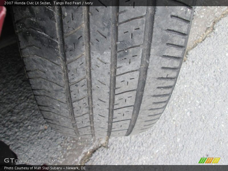 Tango Red Pearl / Ivory 2007 Honda Civic LX Sedan