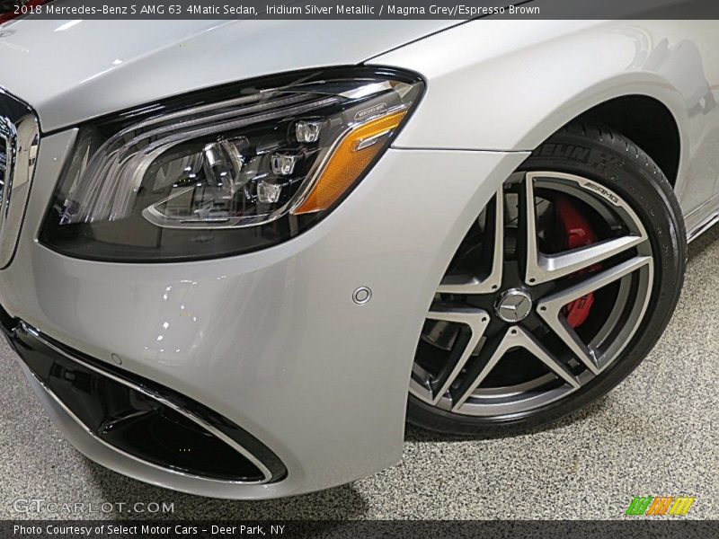 Iridium Silver Metallic / Magma Grey/Espresso Brown 2018 Mercedes-Benz S AMG 63 4Matic Sedan