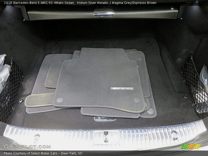 Iridium Silver Metallic / Magma Grey/Espresso Brown 2018 Mercedes-Benz S AMG 63 4Matic Sedan