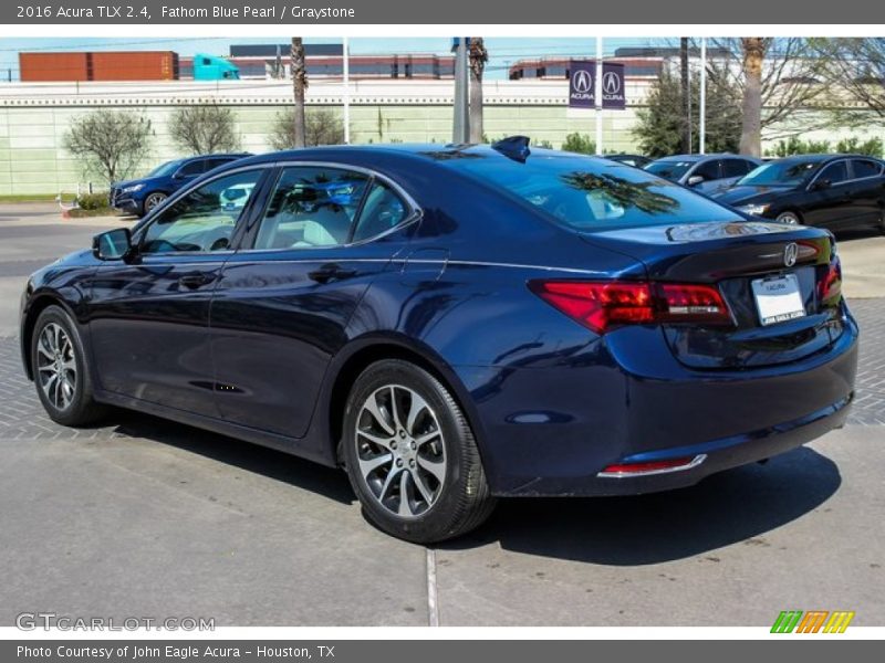 Fathom Blue Pearl / Graystone 2016 Acura TLX 2.4