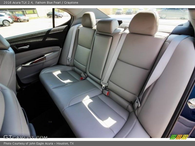Fathom Blue Pearl / Graystone 2016 Acura TLX 2.4
