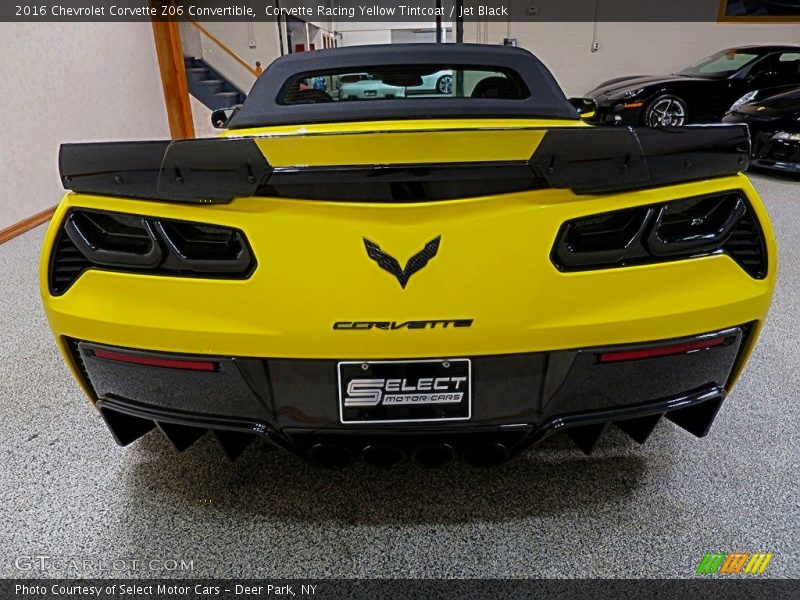 Corvette Racing Yellow Tintcoat / Jet Black 2016 Chevrolet Corvette Z06 Convertible