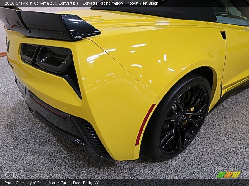 Corvette Racing Yellow Tintcoat / Jet Black 2016 Chevrolet Corvette Z06 Convertible