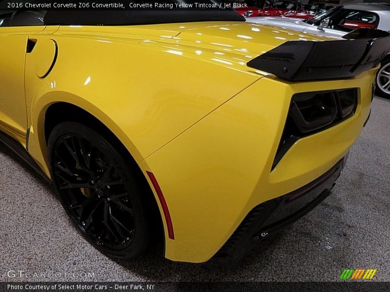 Corvette Racing Yellow Tintcoat / Jet Black 2016 Chevrolet Corvette Z06 Convertible