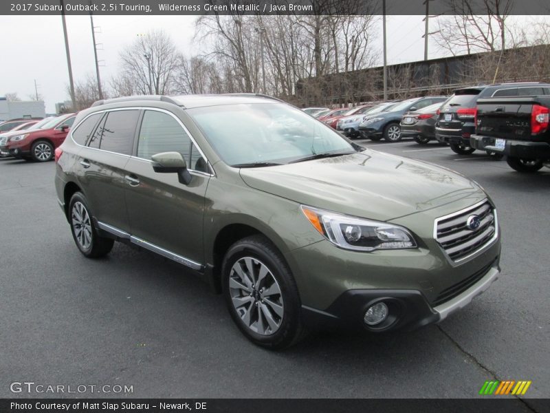 Wilderness Green Metallic / Java Brown 2017 Subaru Outback 2.5i Touring