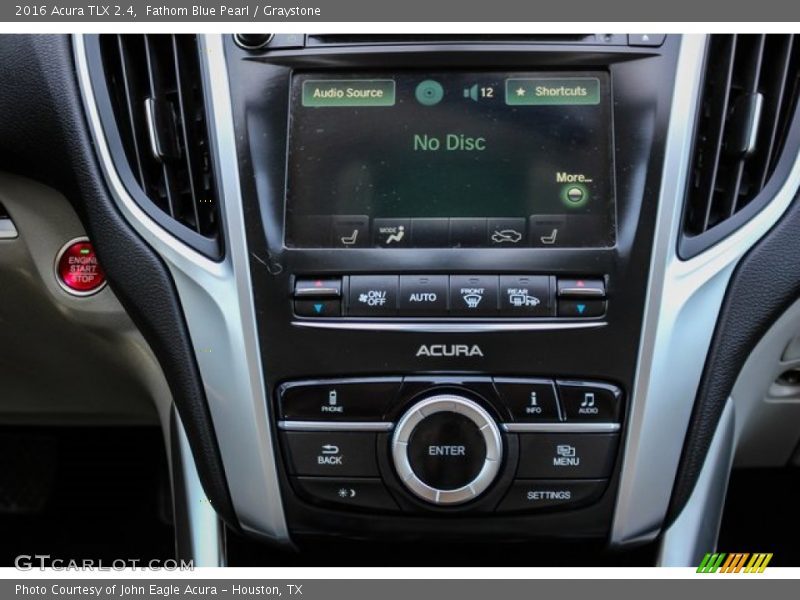 Fathom Blue Pearl / Graystone 2016 Acura TLX 2.4