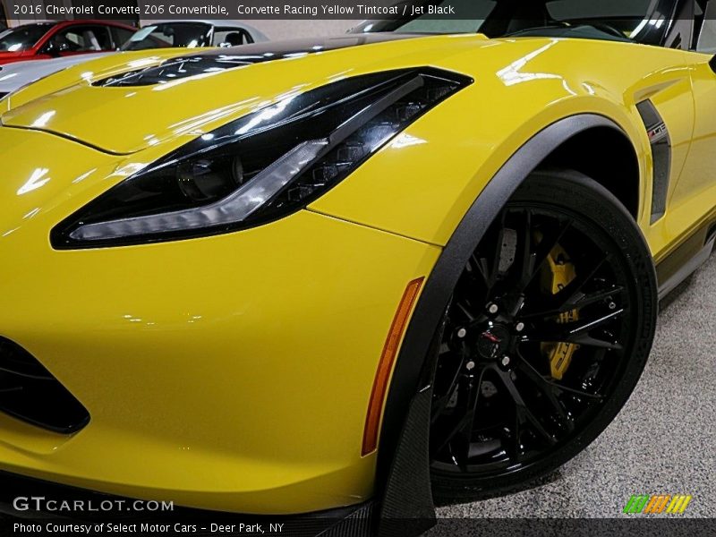 Corvette Racing Yellow Tintcoat / Jet Black 2016 Chevrolet Corvette Z06 Convertible