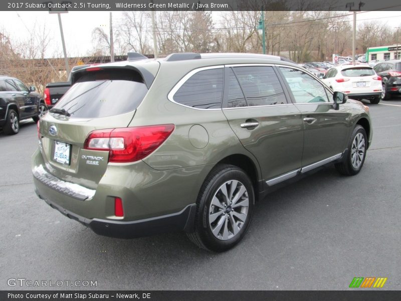 Wilderness Green Metallic / Java Brown 2017 Subaru Outback 2.5i Touring
