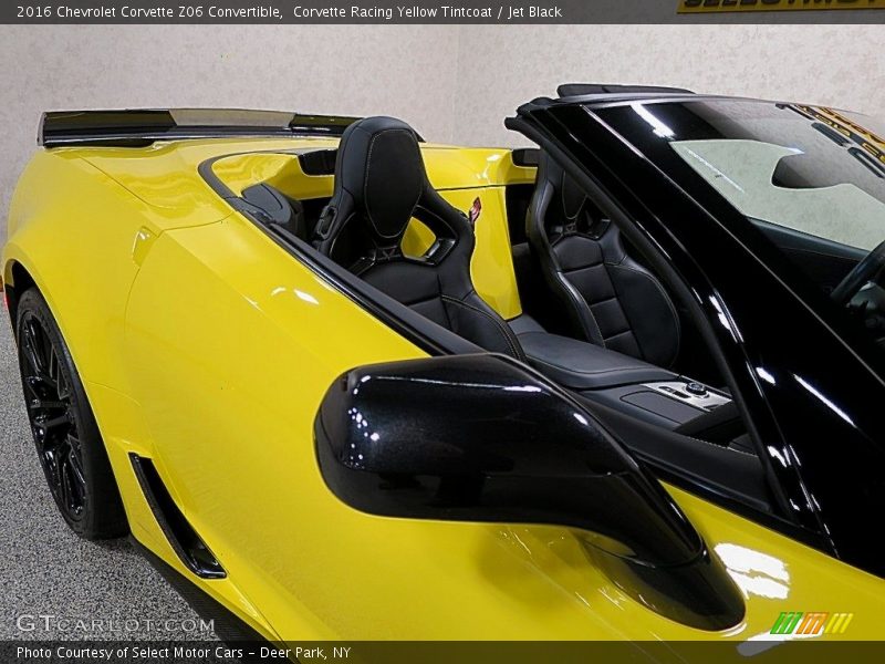 Corvette Racing Yellow Tintcoat / Jet Black 2016 Chevrolet Corvette Z06 Convertible