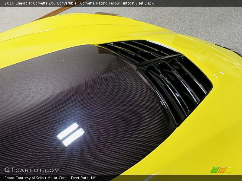 Corvette Racing Yellow Tintcoat / Jet Black 2016 Chevrolet Corvette Z06 Convertible