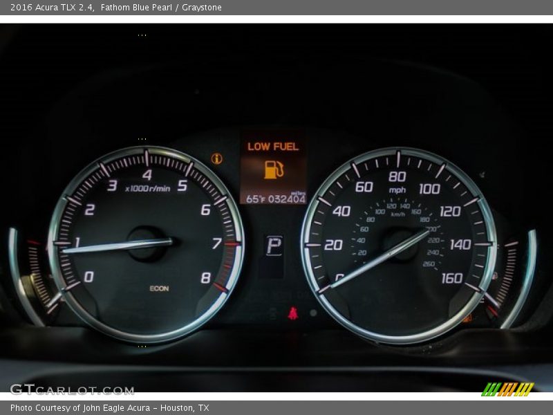 Fathom Blue Pearl / Graystone 2016 Acura TLX 2.4
