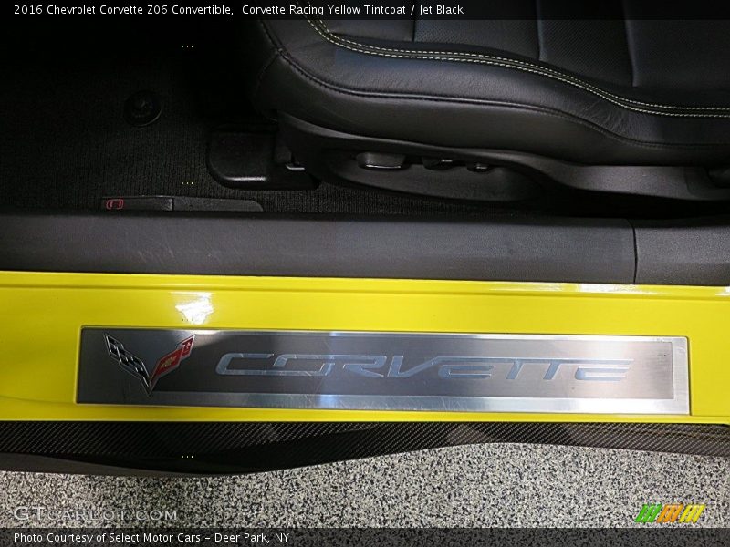 Corvette Racing Yellow Tintcoat / Jet Black 2016 Chevrolet Corvette Z06 Convertible