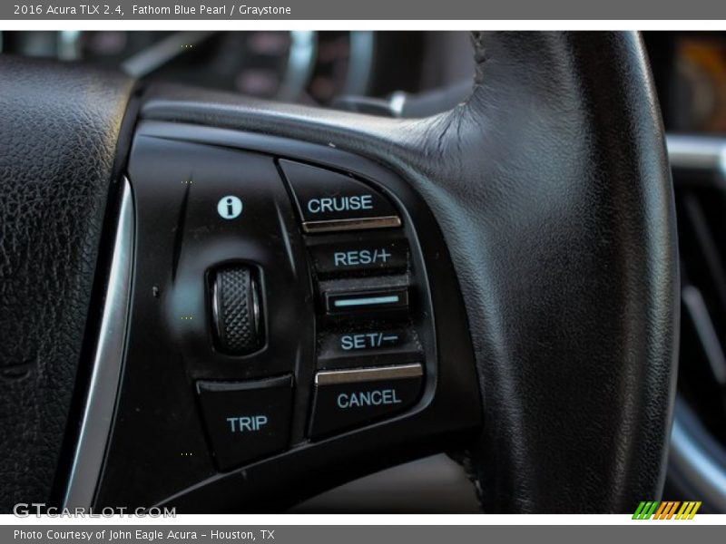 Fathom Blue Pearl / Graystone 2016 Acura TLX 2.4