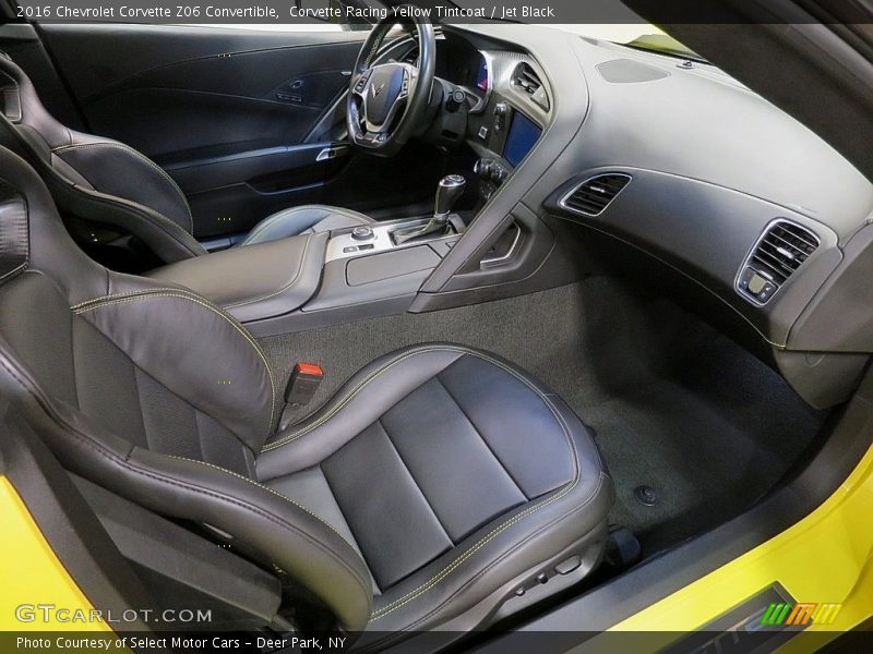 Corvette Racing Yellow Tintcoat / Jet Black 2016 Chevrolet Corvette Z06 Convertible