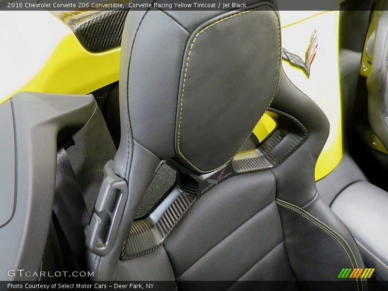 Corvette Racing Yellow Tintcoat / Jet Black 2016 Chevrolet Corvette Z06 Convertible