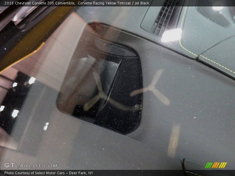 Corvette Racing Yellow Tintcoat / Jet Black 2016 Chevrolet Corvette Z06 Convertible