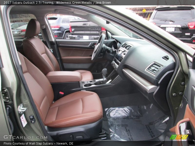 Wilderness Green Metallic / Java Brown 2017 Subaru Outback 2.5i Touring