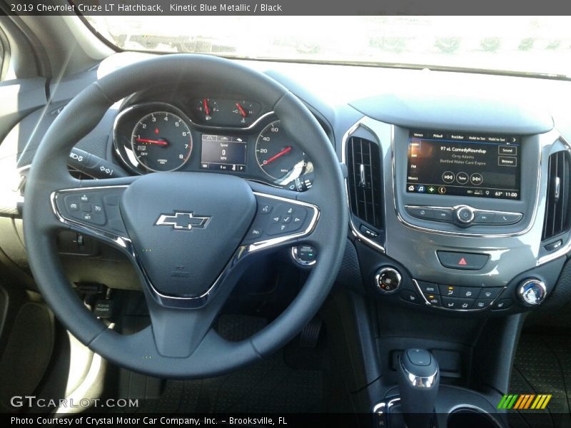 Kinetic Blue Metallic / Black 2019 Chevrolet Cruze LT Hatchback