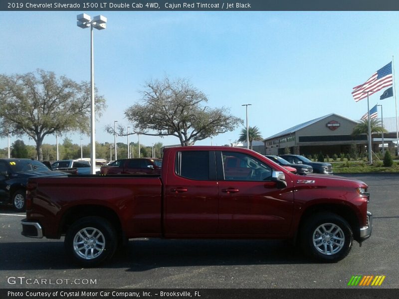 Cajun Red Tintcoat / Jet Black 2019 Chevrolet Silverado 1500 LT Double Cab 4WD