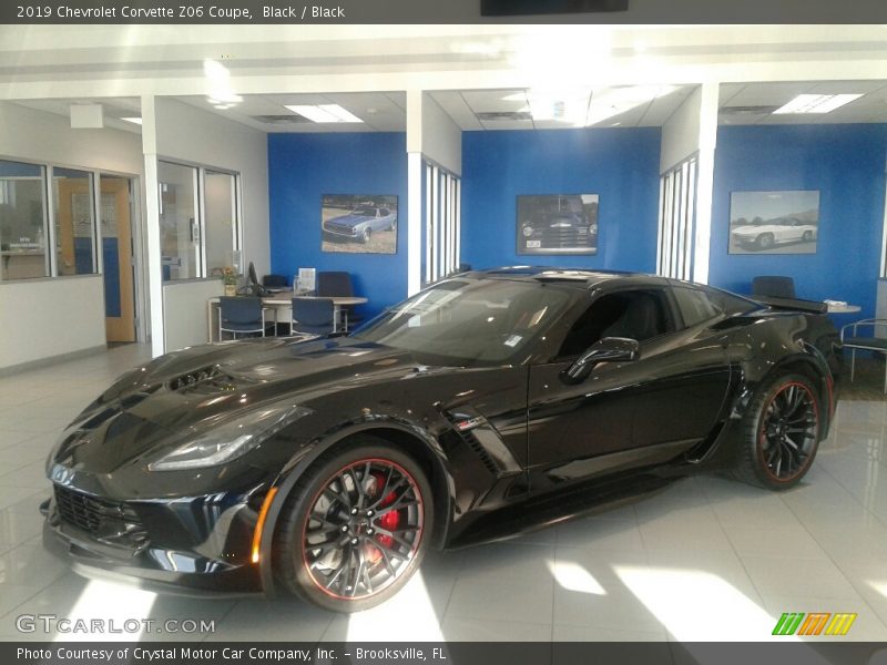 Black / Black 2019 Chevrolet Corvette Z06 Coupe