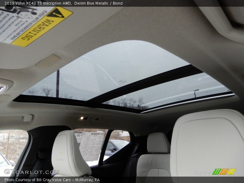 Denim Blue Metallic / Blond 2019 Volvo XC40 T5 Inscription AWD