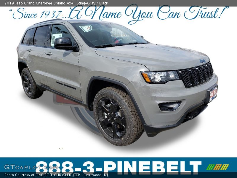 Sting-Gray / Black 2019 Jeep Grand Cherokee Upland 4x4