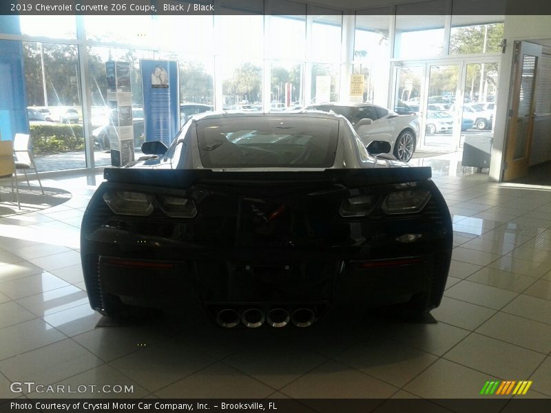 Black / Black 2019 Chevrolet Corvette Z06 Coupe