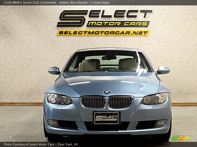 Atlantic Blue Metallic / Cream Beige 2008 BMW 3 Series 328i Convertible