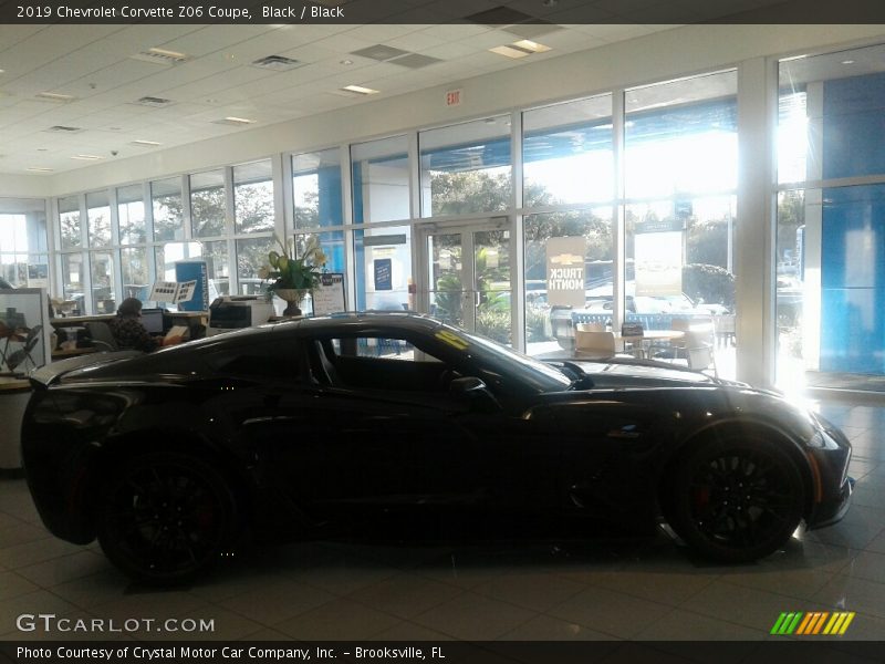 Black / Black 2019 Chevrolet Corvette Z06 Coupe