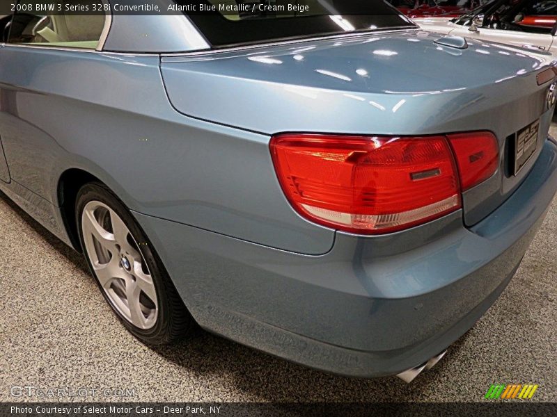 Atlantic Blue Metallic / Cream Beige 2008 BMW 3 Series 328i Convertible