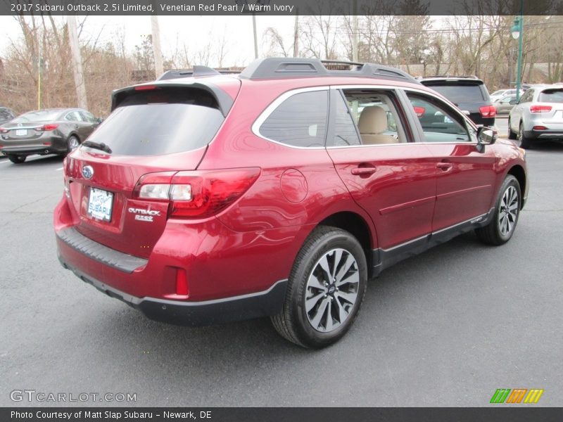 Venetian Red Pearl / Warm Ivory 2017 Subaru Outback 2.5i Limited