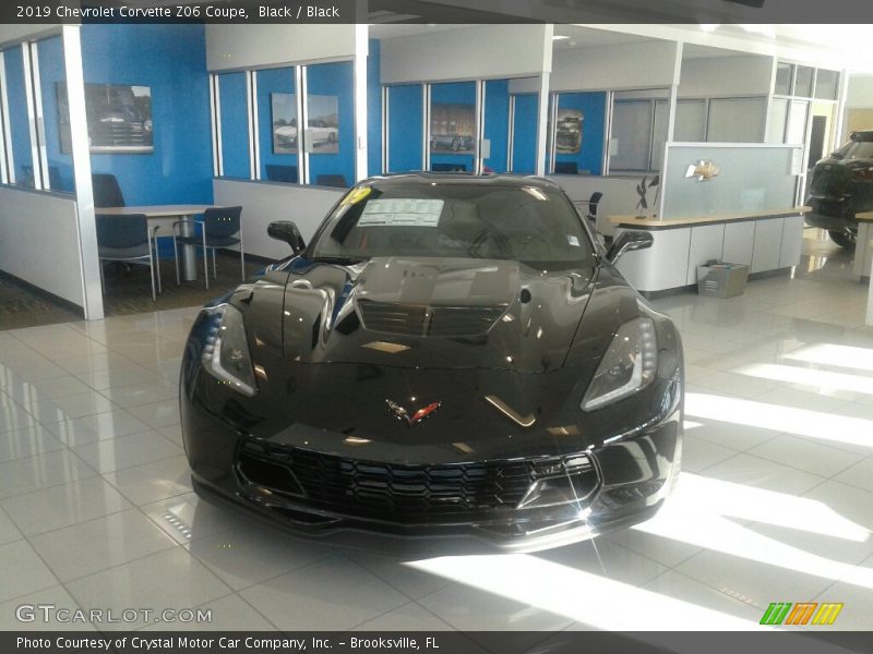 Black / Black 2019 Chevrolet Corvette Z06 Coupe