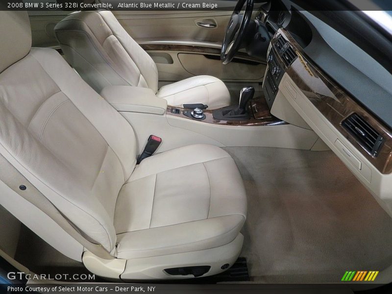 Atlantic Blue Metallic / Cream Beige 2008 BMW 3 Series 328i Convertible