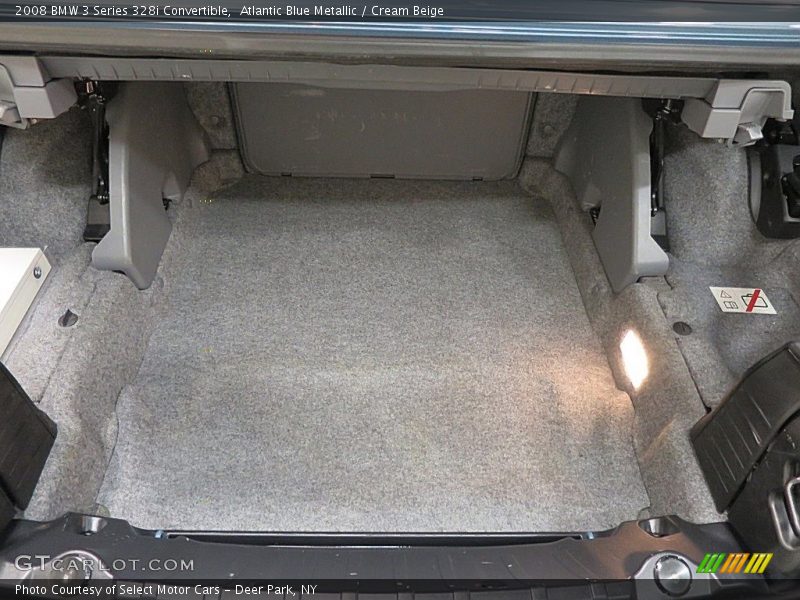 Atlantic Blue Metallic / Cream Beige 2008 BMW 3 Series 328i Convertible