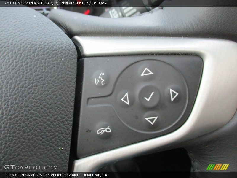 Quicksilver Metallic / Jet Black 2018 GMC Acadia SLT AWD