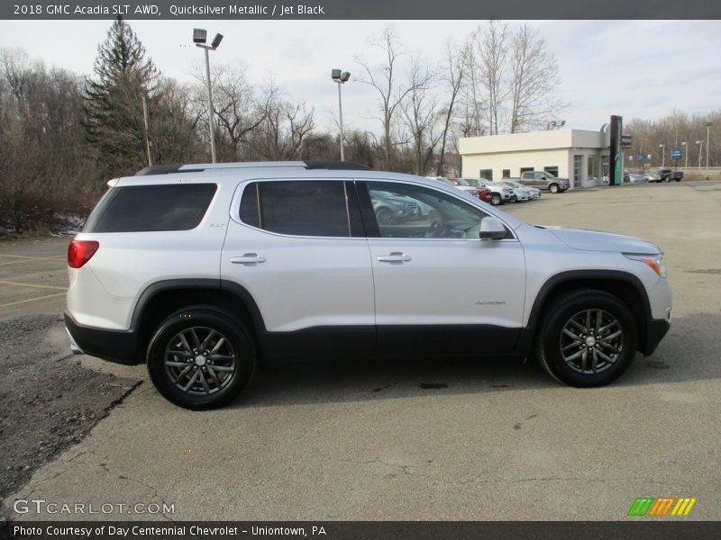 Quicksilver Metallic / Jet Black 2018 GMC Acadia SLT AWD