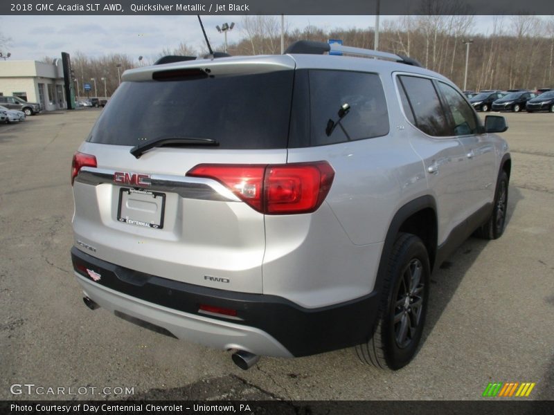 Quicksilver Metallic / Jet Black 2018 GMC Acadia SLT AWD