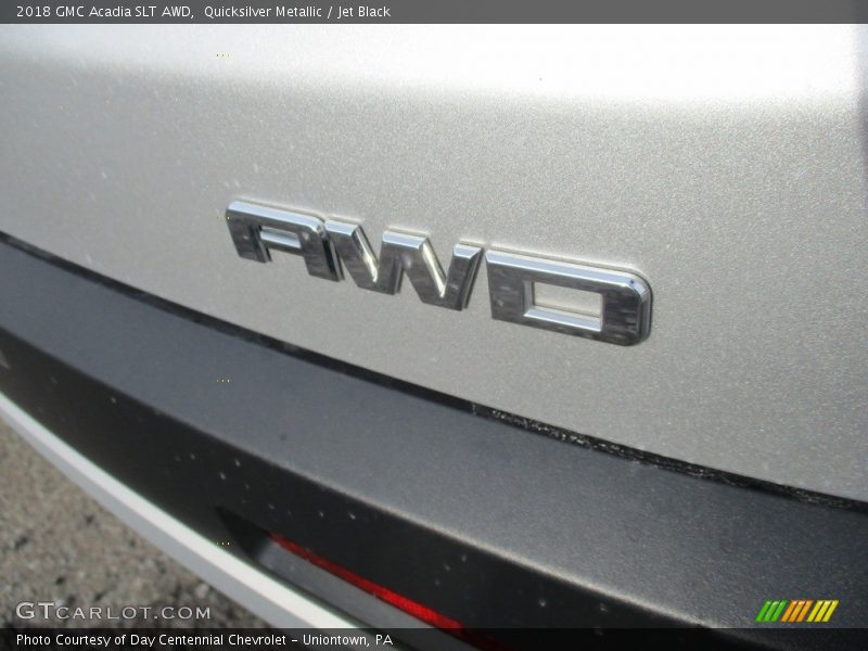 Quicksilver Metallic / Jet Black 2018 GMC Acadia SLT AWD