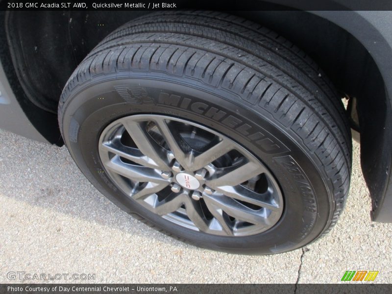 Quicksilver Metallic / Jet Black 2018 GMC Acadia SLT AWD