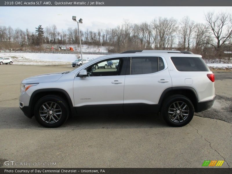 Quicksilver Metallic / Jet Black 2018 GMC Acadia SLT AWD