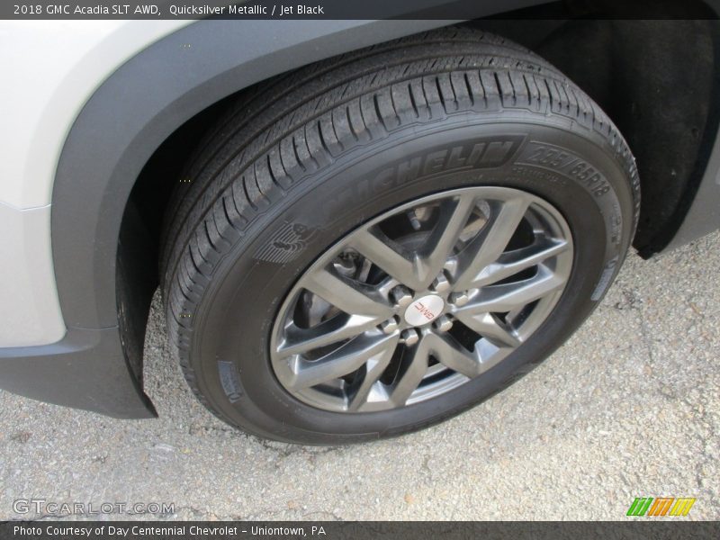 Quicksilver Metallic / Jet Black 2018 GMC Acadia SLT AWD
