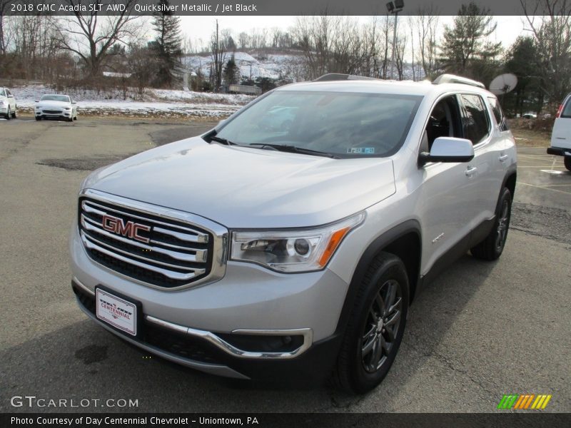 Quicksilver Metallic / Jet Black 2018 GMC Acadia SLT AWD