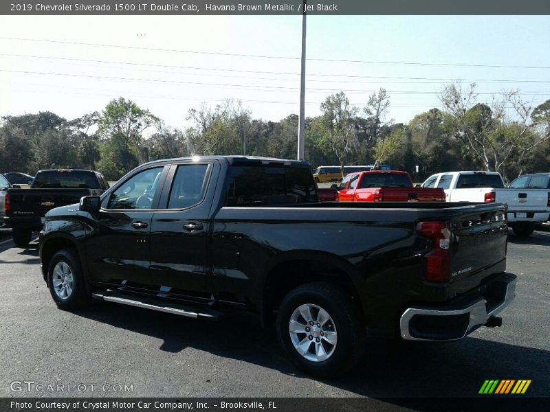 Havana Brown Metallic / Jet Black 2019 Chevrolet Silverado 1500 LT Double Cab