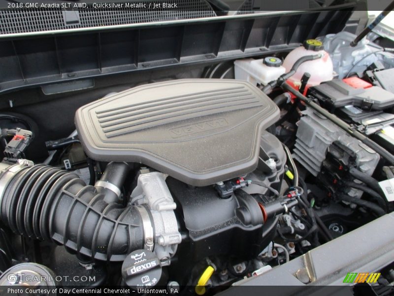 Quicksilver Metallic / Jet Black 2018 GMC Acadia SLT AWD