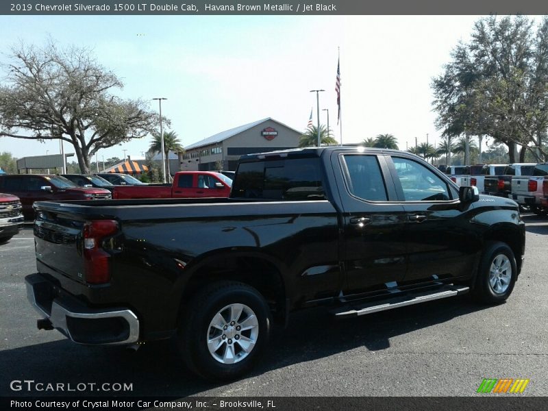 Havana Brown Metallic / Jet Black 2019 Chevrolet Silverado 1500 LT Double Cab