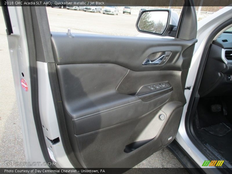 Quicksilver Metallic / Jet Black 2018 GMC Acadia SLT AWD