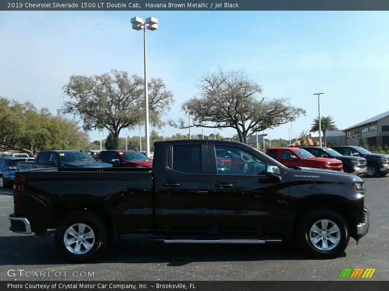 Havana Brown Metallic / Jet Black 2019 Chevrolet Silverado 1500 LT Double Cab